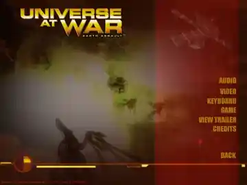 Universe At War Earth Assault (USA) screen shot title